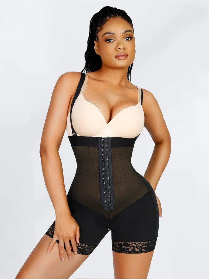 mimi -Sexy Lace Firm Compression Latex Buttocks Lifting Shapewear – Smile  Dynasty